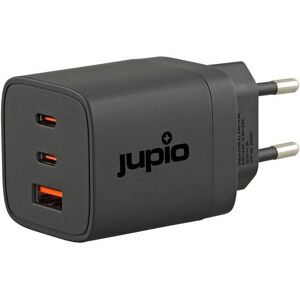 Cargador USB Jupio UTC0040 60 W GaN PPS Triple Puerto USB-A USB-C Cargador USB Jupio UTC0040 60 W GaN PPS Triple Puerto USB-A USB-C