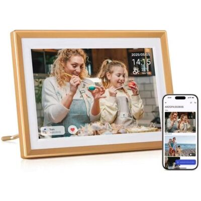 Marco digital Arzopa 10,1" IPS almacenamiento en nube ilimitado WiFi app táctil Marco digital Arzopa 10,1" IPS almacenamiento en nube ilimitado WiFi app táctil