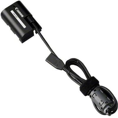 Adaptador DC Canon DR-E6P Negro Para Cámaras R5 Mark II USB-C 10V 6A Adaptador DC Canon DR-E6P Negro Para Cámaras R5 Mark II USB-C 10V 6A