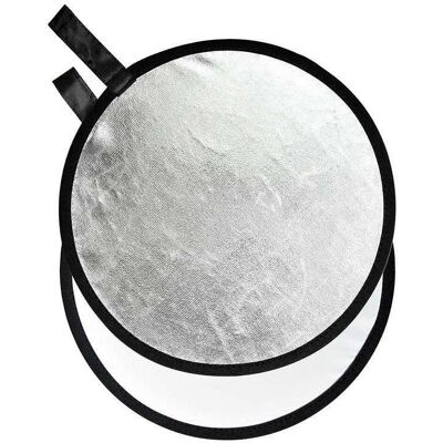 Reflector Godox R110 Redondo 110cm Reversible Plata Blanco Reflector Godox R110 Redondo 110cm Reversible Plata Blanco