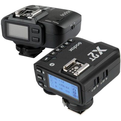 Conjunto de disparador inalámbrico Godox - X2 Transmisor, X1 Receptor para Canon Conjunto de disparador inalámbrico Godox - X2 Transmisor, X1 Receptor para Canon