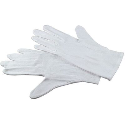 Guantes Kaiser De Algodón Blanco - 1 Par - Talla 15 - Kai6362 Guantes Kaiser De Algodón Blanco - 1 Par - Talla 15 - Kai6362