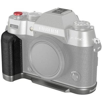Empuñadura En Forma De L De Silicona Smallrig 4712 Para Fujifilm X-t50, Color Plata Carbón Empuñadura En Forma De L De Silicona Smallrig 4712 Para Fujifilm X-t50, Color Plata Carbón