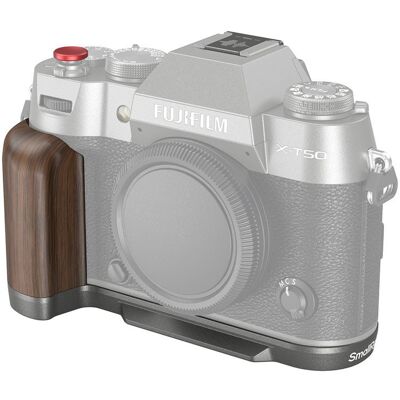 Empuñadura De Madera En Forma De L Smallrig 4736 Para Fujifilm X-t50, Color Plata Carbón Empuñadura De Madera En Forma De L Smallrig 4736 Para Fujifilm X-t50, Color Plata Carbón