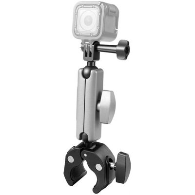 Puluz Alicates de motocicleta - Soporte universal para manillares y cámaras Puluz Alicates de motocicleta - Soporte universal para manillares y cámaras