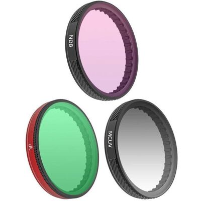 Filtro Sunnylife OA5-FI905 para DJI Osmo Action 5 Pro/4/3 MCUV CPL ND8 Filtro Sunnylife OA5-FI905 para DJI Osmo Action 5 Pro/4/3 MCUV CPL ND8