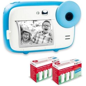 Cámara Instantánea Agfaphoto Realikids Flash Filtros Selfie MicroSD Azul Cámara Instantánea Agfaphoto Realikids Flash Filtros Selfie MicroSD Azul