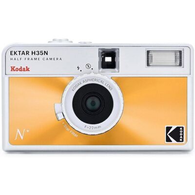 Kodak Ektar H35n Cámara Analógica 35mm Naranja Kodak Ektar H35n Cámara Analógica 35mm Naranja