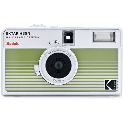 Kodak Ektar H35n Cámara Analógica 35mm Verde Kodak Ektar H35n Cámara Analógica 35mm Verde
