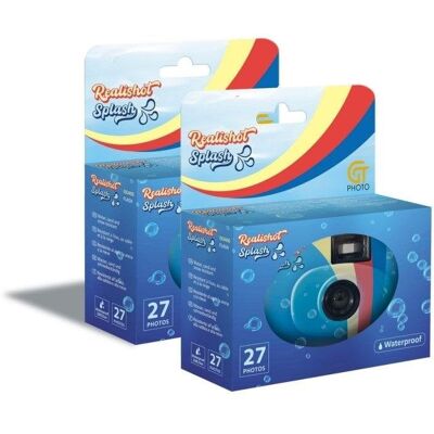 Cámara Compacta Agfa GT27WP Realishot Splash Ultra Alta Resolución 4K WiFi Sumergible Cámara Compacta Agfa GT27WP Realishot Splash Ultra Alta Resolución 4K WiFi Sumergible