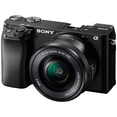 Cámara Sony α 6100 24,2 MP APS-C CMOS WiFi 4K Ultra HD Pantalla Táctil Negra Cámara Sony α 6100 24,2 MP APS-C CMOS WiFi 4K Ultra HD Pantalla Táctil Negra