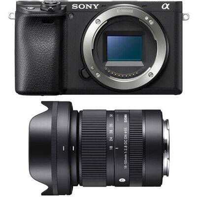Cámara Mirrorless Sony Alpha A6400 24.2MP 4K UHD 18-50mm f/2.8 DC DN WiFi Cámara Mirrorless Sony Alpha A6400 24.2MP 4K UHD 18-50mm f/2.8 DC DN WiFi