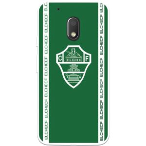 la-casa-de-las-carcasas Funda Para Motorola Moto G4 Play Del Elche Cf Escudo Fondo Verde Escudo Fondo Verde - Licencia Oficial Elche Cf