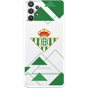 la-casa-de-las-carcasas Funda Licencia Oficial Real Betis Balompié Escudo Fondo Transparente para Samsung Galaxy A32 5G