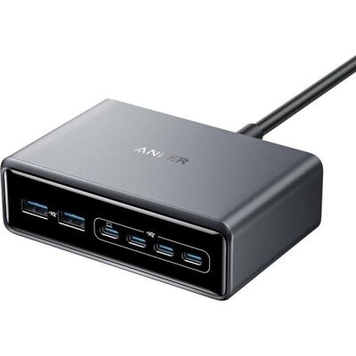 Cargador múltiple Anker Prime GaN 200W - Universal, Carga rápida Cargador múltiple Anker Prime GaN 200W - Universal, Carga rápida