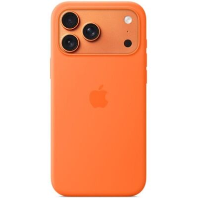 Apple Funda de Silicona con MagSafe para iPhone 17 Pro Max Naranja - Compatible con carga inalámbrica y protección avanzada Apple Funda de Silicona con MagSafe para iPhone 17 Pro Max Naranja - Compatible con carga inalámbrica y protección avanzada