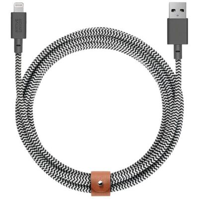 native-union Cable Lightning Native Union Belt Cable XL 3 m USB A Negro Blanco native-union Cable Lightning Native Union Belt Cable XL 3 m USB A Negro Blanco