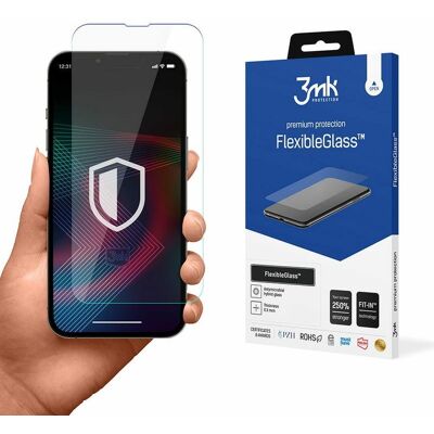 Protector de pantalla FlexibleGlass para iPhone 14/14 Pro 3MK Protector de pantalla FlexibleGlass para iPhone 14/14 Pro 3MK