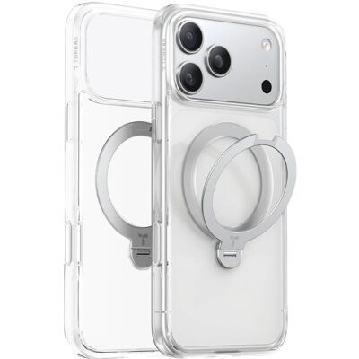 Torras Funda Ostand Spin Series Iphone 17 Pro Transparente Torras Funda Ostand Spin Series Iphone 17 Pro Transparente