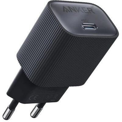 Cargador de Pared USB-C 30W Anker Nano - Rápido y Compacto Cargador de Pared USB-C 30W Anker Nano - Rápido y Compacto