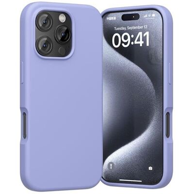 Funda Vention KUHV0-10 Lila Silicona Líquida iPhone 16 MagSafe - Carcasa Funda Vention KUHV0-10 Lila Silicona Líquida iPhone 16 MagSafe - Carcasa