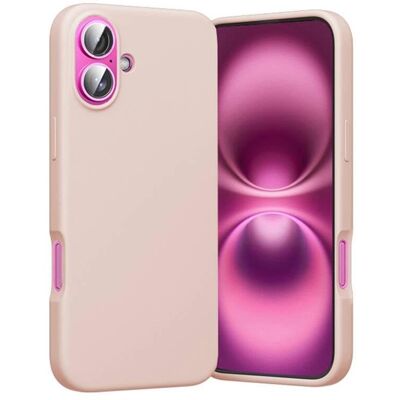 Funda Vention Rosa para iPhone 16 Plus de Silicona Líquida MagSafe Funda Vention Rosa para iPhone 16 Plus de Silicona Líquida MagSafe