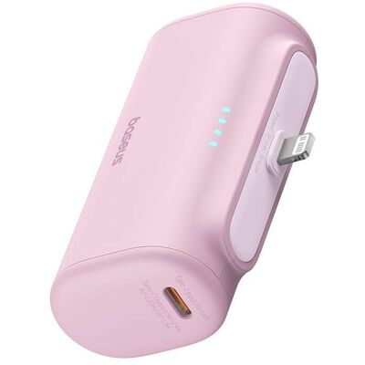 Baseus Rosa 5000mAh Power Bank Compacta - Power Bank Baseus Rosa 5000mAh Power Bank Compacta - Power Bank