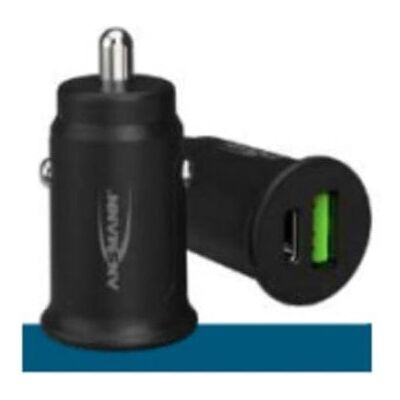 Cargador de Coche Ansmann CC230PD 30W USB-C y USB-A Power Delivery Cargador de Coche Ansmann CC230PD 30W USB-C y USB-A Power Delivery