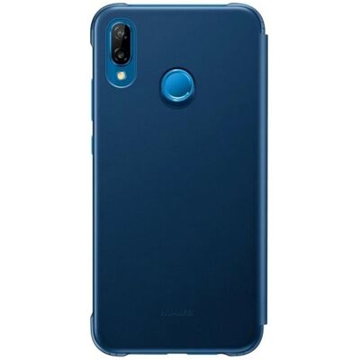 Funda Flip Smart View Traslúcida Azul Huawei P20 Lite - Carcasa Funda Flip Smart View Traslúcida Azul Huawei P20 Lite - Carcasa