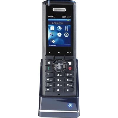 Teléfono DECT AGFEO DECT 60 IP con 100 entradas y pantalla 2" Teléfono DECT AGFEO DECT 60 IP con 100 entradas y pantalla 2"