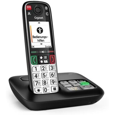 Teléfono Gigaset EASY 500A DECT/Analógico Inalámbrico Altavoz 200 Entradas Teléfono Gigaset EASY 500A DECT/Analógico Inalámbrico Altavoz 200 Entradas