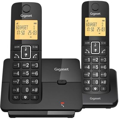Teléfono inalámbrico Gigaset Essential 300 DUO Pantalla 1,8" Manos Libres Teléfono inalámbrico Gigaset Essential 300 DUO Pantalla 1,8" Manos Libres