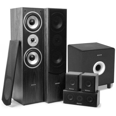 Fenton HF5B Sistema cine en casa 5.1 510W RMS Subwoofer activo 200W Fenton HF5B Sistema cine en casa 5.1 510W RMS Subwoofer activo 200W