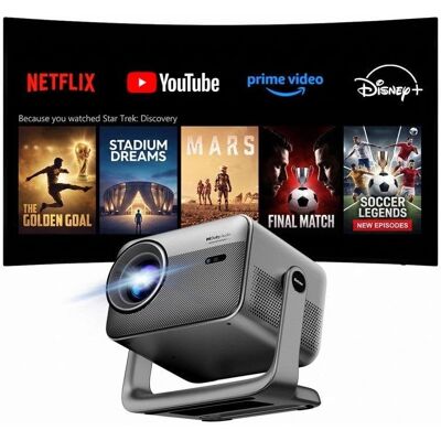 Proyector Blackview PV1000 Max 1080P, decodificación 4K, gimbal 360°, enfoque automático, VIDAA OS, Netflix/Apple TV Proyector Blackview PV1000 Max 1080P, decodificación 4K, gimbal 360°, enfoque automático, VIDAA OS, Netflix/Apple TV