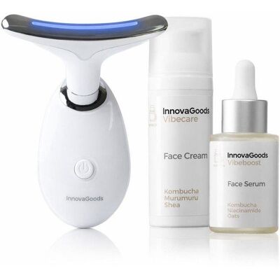 Pack Masajeador Facial InnovaGoods Sérum y Crema Kombucha Pack Masajeador Facial InnovaGoods Sérum y Crema Kombucha