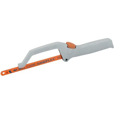 Sierra de arco Bahco 208 25 cm mango gris-naranja ligera y precisa Sierra de arco Bahco 208 25 cm mango gris-naranja ligera y precisa