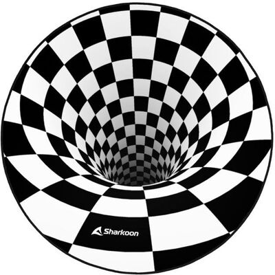 Alfombra protectora Sharkoon SKILLER SFM12 3D Vortex Negro/Blanco 1200x1200 mm Alfombra protectora Sharkoon SKILLER SFM12 3D Vortex Negro/Blanco 1200x1200 mm