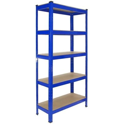 Estantería MonsterShop T-Rax 75 cm Azul 6 módulos acero resistente Estantería MonsterShop T-Rax 75 cm Azul 6 módulos acero resistente