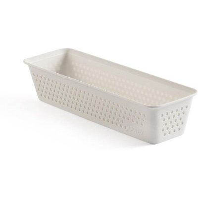 Cesta Organizadora Cajones Tatay Bohol Slim Plástico Reciclado Sky White Cesta Organizadora Cajones Tatay Bohol Slim Plástico Reciclado Sky White