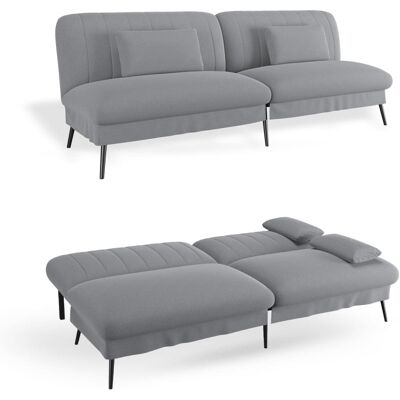 gtplayer Sofá Cama Plegable Con Función De Cama - Sofá 2 En 1, Sofá Cama Multifuncional Con Gran Superficie De Descanso, Sofá Cama Ahorraespacio Para Salón, Habitación De Invitados Y Home Cinema - Gris gtplayer Sofá Cama Plegable Con Función De Cama - Sofá 2 En 1, Sofá Cama Multifuncional Con Gran Superficie De Descanso, Sofá Cama Ahorraespacio Para Salón, Habitación De Invitados Y Home Cinema - Gris