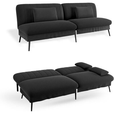 gtplayer Sofá Cama Plegable Con Función De Cama - Sofá 2 En 1, Sofá Cama Multifuncional Con Gran Superficie De Descanso, Sofá Cama Ahorraespacio Para Salón, Habitación De Invitados Y Home Cinema - Negro gtplayer Sofá Cama Plegable Con Función De Cama - Sofá 2 En 1, Sofá Cama Multifuncional Con Gran Superficie De Descanso, Sofá Cama Ahorraespacio Para Salón, Habitación De Invitados Y Home Cinema - Negro