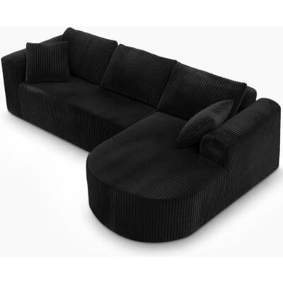 gtplayer Sofá Esquinero Con Función De Cama, 263cm Sofá Modular Boneless De Pana Con Chaiselongue, Sofá Cama En Forma De L, Sofás Seccionales Con Cojines Y Bolsillos Laterales, Sofá Para Salón, Sin Montaje - Negro gtplayer Sofá Esquinero Con Función De Cama, 263cm Sofá Modular Boneless De Pana Con Chaiselongue, Sofá Cama En Forma De L, Sofás Seccionales Con Cojines Y Bolsillos Laterales, Sofá Para Salón, Sin Montaje - Negro