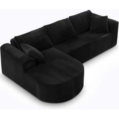 gtplayer Sofá Esquinero Con Función De Cama, 263cm Sofá Modular Boneless De Pana Con Chaiselongue, Sofá Cama En Forma De L, Sofás Seccionales Con Cojines Y Bolsillos Laterales, Sofá Para Salón, Sin Montaje - Negro Negro - Lado derecho - Grande gtplayer Sofá Esquinero Con Función De Cama, 263cm Sofá Modular Boneless De Pana Con Chaiselongue, Sofá Cama En Forma De L, Sofás Seccionales Con Cojines Y Bolsillos Laterales, Sofá Para Salón, Sin Montaje - Negro Negro - Lado derecho - Grande