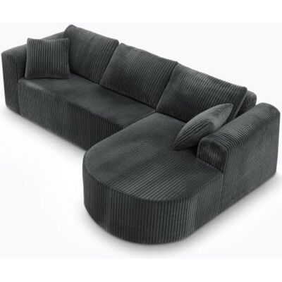 gtplayer Sofá Esquinero Con Función De Cama, 263cm Sofá Modular Boneless De Pana Con Chaiselongue, Sofá Cama En Forma De L, Sofás Seccionales Con Cojines Y Bolsillos Laterales, Sofá Para Salón, Sin Montaje - Gris gtplayer Sofá Esquinero Con Función De Cama, 263cm Sofá Modular Boneless De Pana Con Chaiselongue, Sofá Cama En Forma De L, Sofás Seccionales Con Cojines Y Bolsillos Laterales, Sofá Para Salón, Sin Montaje - Gris