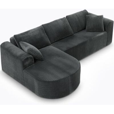 gtplayer Sofá Esquinero Con Función De Cama, 263cm Sofá Modular Boneless De Pana Con Chaiselongue, Sofá Cama En Forma De L, Sofás Seccionales Con Cojines Y Bolsillos Laterales, Sofá Para Salón, Sin Montaje - Gris Gris - Lado derecho - Grande gtplayer Sofá Esquinero Con Función De Cama, 263cm Sofá Modular Boneless De Pana Con Chaiselongue, Sofá Cama En Forma De L, Sofás Seccionales Con Cojines Y Bolsillos Laterales, Sofá Para Salón, Sin Montaje - Gris Gris - Lado derecho - Grande