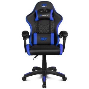 Silla gaming Drift DR35 negra azul respaldo reclinable cojines ergonómicos Silla gaming Drift DR35 negra azul respaldo reclinable cojines ergonómicos