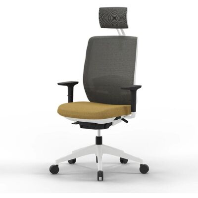 Actiu Trim Silla de Oficina Profesional Malla Amarillo Jaspeado Actiu Trim Silla de Oficina Profesional Malla Amarillo Jaspeado