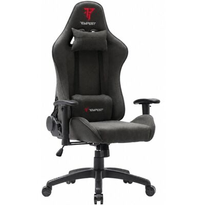 Tempest Vanquish Silla Gaming Negra Tela Transpirable Tempest Vanquish Silla Gaming Negra Tela Transpirable