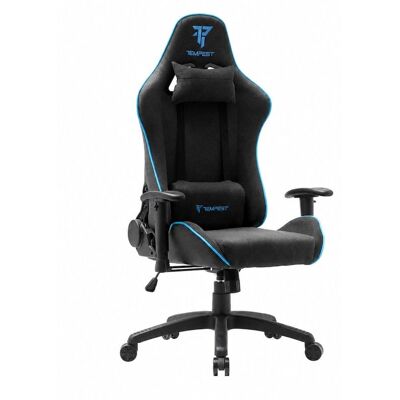 Tempest Vanquish Silla Gaming Negra/Azul Tela Transpirable Tempest Vanquish Silla Gaming Negra/Azul Tela Transpirable