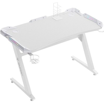 Mesa de Juego Safezone Blanca RGB Soporta 150kg Mesa de Juego Safezone Blanca RGB Soporta 150kg